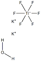 Potassium hexafluorotitanate(IV) hydrate 结构式