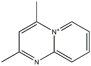 2,4-Dimethylpyrido[1,2-a]pyrimidin-5-ium 结构式