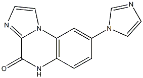8-(1H-Imidazol-1-yl)imidazo[1,2-a]quinoxalin-4(5H)-one 结构式