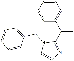 1-Benzyl-2-(1-phenylethyl)-1H-imidazole 结构式