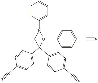 4,4',4''-[(Phenylimino)phosphranetriyl]trisbenzonitrile 结构式