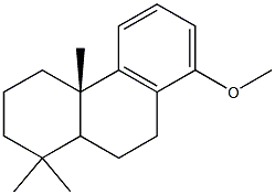 14-Methoxypodocarpa-8,11,13-triene 结构式