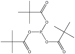 Phosphorous acid tripivaloyl ester 结构式