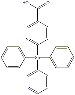 6-(Triphenylstannyl)nicotinic acid 结构式