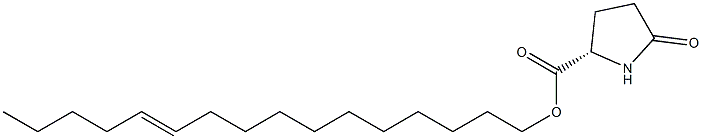 (S)-5-Oxopyrrolidine-2-carboxylic acid 11-hexadecenyl ester 结构式