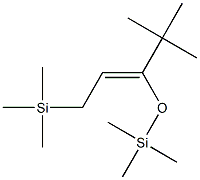 4,4-Dimethyl-1-trimethylsilyl-3-trimethylsilyloxy-2-pentene 结构式