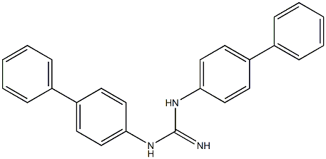 N,N'-Bis(1,1'-biphenyl-4-yl)guanidine 结构式