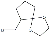 6-(Lithiomethyl)-1,4-dioxaspiro[4.4]nonane 结构式
