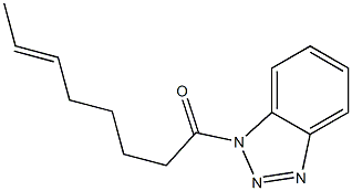 1-(6-Octenoyl)-1H-benzotriazole 结构式
