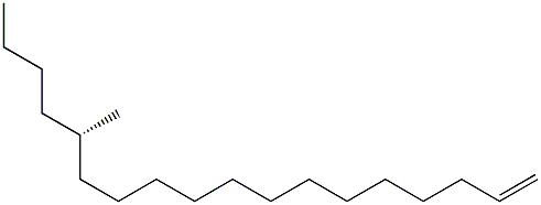 (14S)-14-Methyl-1-octadecene 结构式