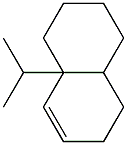 1,2,3,4,4a,5,6,8a-Octahydro-8a-isopropylnaphthalene 结构式