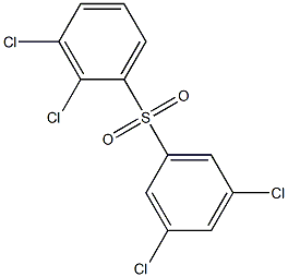 2,3-Dichlorophenyl 3,5-dichlorophenyl sulfone 结构式