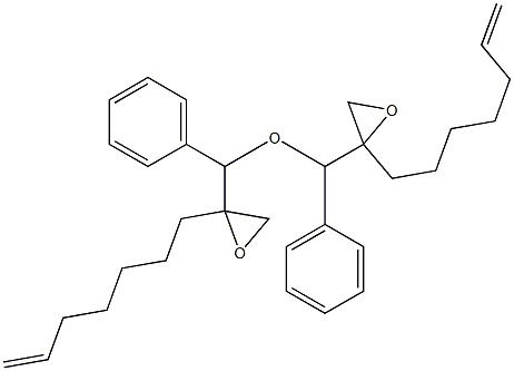 2-(6-Heptenyl)phenylglycidyl ether 结构式