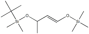 [3-(tert-Butyldimethylsiloxy)-1-butenyloxy]trimethylsilane 结构式