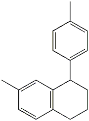 1-(4-Methylphenyl)-7-methyl-1,2,3,4-tetrahydronaphthalene 结构式