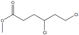 4,6-Dichlorocaproic acid methyl ester 结构式