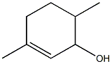 3,6-Dimethyl-2-cyclohexen-1-ol 结构式