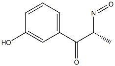 (R)-1-(3-Hydroxyphenyl)-2-nitroso-1-propanone 结构式