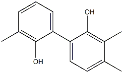 3,3',4-Trimethyl-1,1'-biphenyl-2,2'-diol 结构式