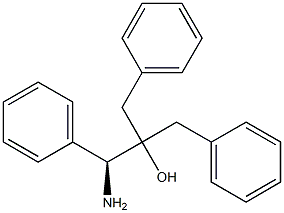 [S,(-)]-1-Amino-2-benzyl-1,3-diphenyl-2-propanol 结构式