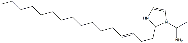 1-(1-Aminoethyl)-2-(3-hexadecenyl)-4-imidazoline 结构式