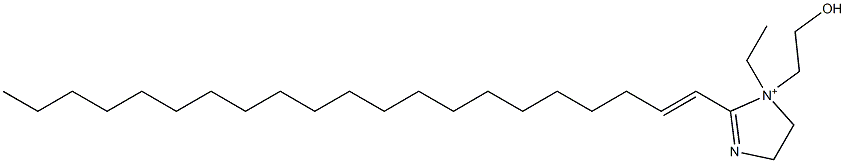 1-Ethyl-2-(1-henicosenyl)-1-(2-hydroxyethyl)-2-imidazoline-1-ium 结构式