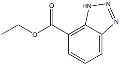 3H-Benzotriazole-4-carboxylic acid ethyl ester 结构式