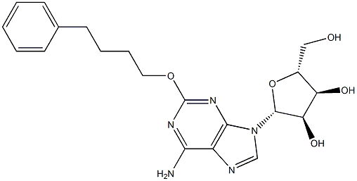 2-(4-Phenylbutoxy)adenosine 结构式