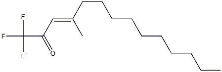 Trifluoromethyl[(E)-2-methyl-1-dodecenyl] ketone 结构式