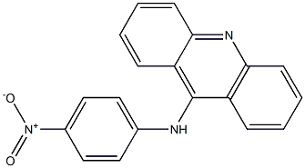 N-(4-Nitrophenyl)-9-acridinamine 结构式