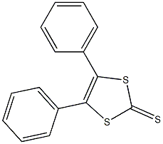 4,5-Diphenyl-1,3-dithiole-2-thione 结构式