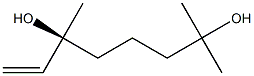 (S)-2,6-Dimethyl-7-octene-2,6-diol 结构式