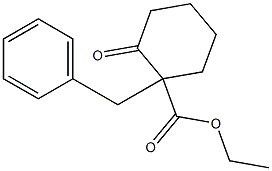 1-Benzyl-2-oxocyclohexanecarboxylic acid ethyl ester 结构式