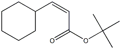 (Z)-3-Cyclohexylpropenoic acid tert-butyl ester 结构式