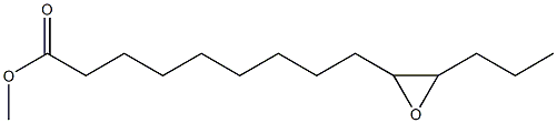 10,11-Epoxymyristic acid methyl ester 结构式