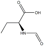 [S,(-)]-2-Formylaminobutyric acid 结构式