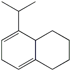 1,2,3,4,6,8a-Hexahydro-8-isopropylnaphthalene 结构式