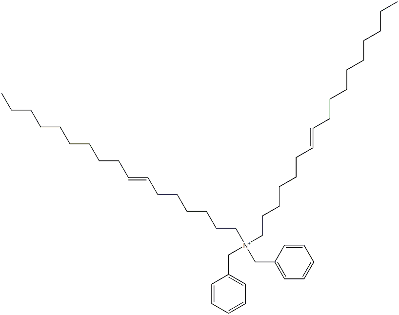 Di(7-heptadecenyl)dibenzylaminium 结构式