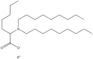 2-(Dinonylamino)heptanoic acid potassium salt 结构式