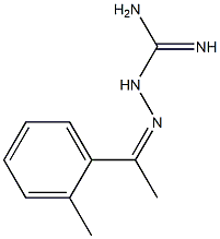 1-[(Z)-1-(o-Tolyl)ethylidene]aminoguanidine 结构式