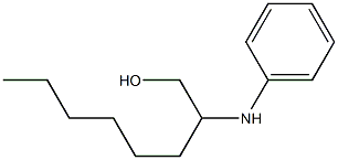 2-(Phenylamino)-1-octanol 结构式