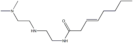 N-[2-[2-(Dimethylamino)ethylamino]ethyl]-3-octenamide 结构式