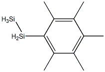 Pentamethylphenyldisilane 结构式