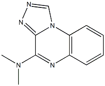 4-Dimethylamino[1,2,4]triazolo[4,3-a]quinoxaline 结构式