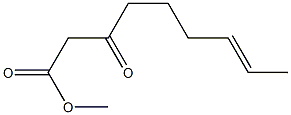 (E)-3-Oxo-7-nonenoic acid methyl ester 结构式