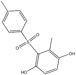 3,6-Dihydroxy-2,4'-dimethyl[sulfonylbisbenzene] 结构式