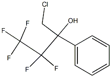 1-Chloro-3,3,4,4,4-pentafluoro-2-phenylbutan-2-ol 结构式