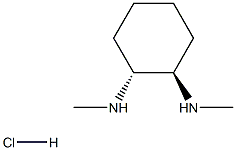 trans-(1R,2R)-N,N'-Bismethyl-1,2-cyclohexanediamine hydrochloride 结构式