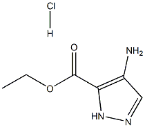 4-Amino-2H-pyrazole-3-carboxylicacidethylesterhydrochloride 结构式