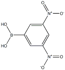 3,5-Dinitrophenyl boronic acid 结构式